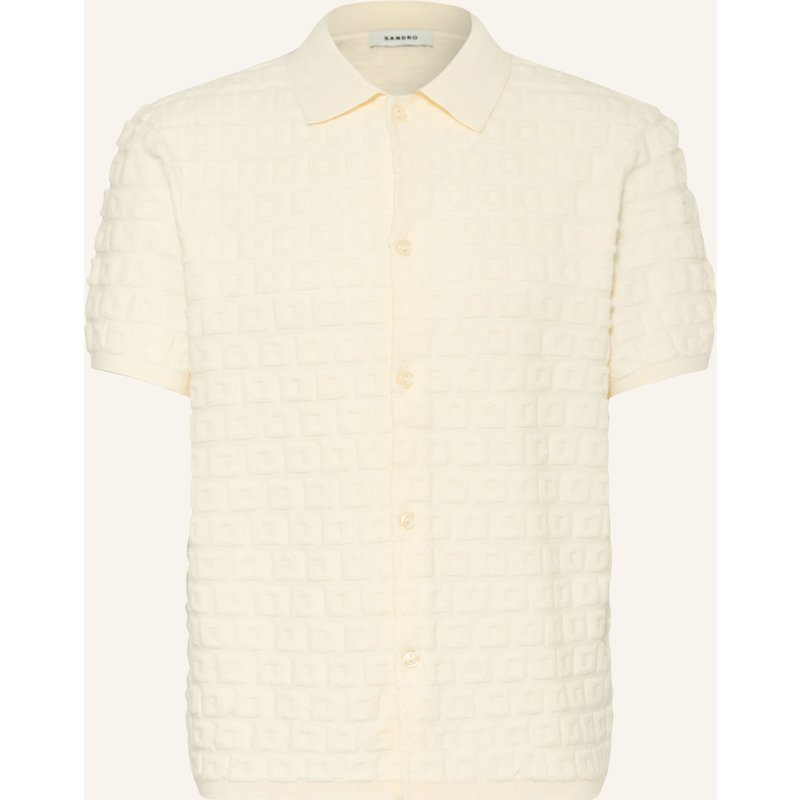 Sandro Kurzarm-Hemd Comfort Fit beige