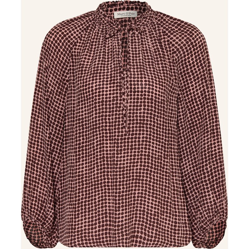 Marc O'polo Blusenshirt Mit Rüschen rot