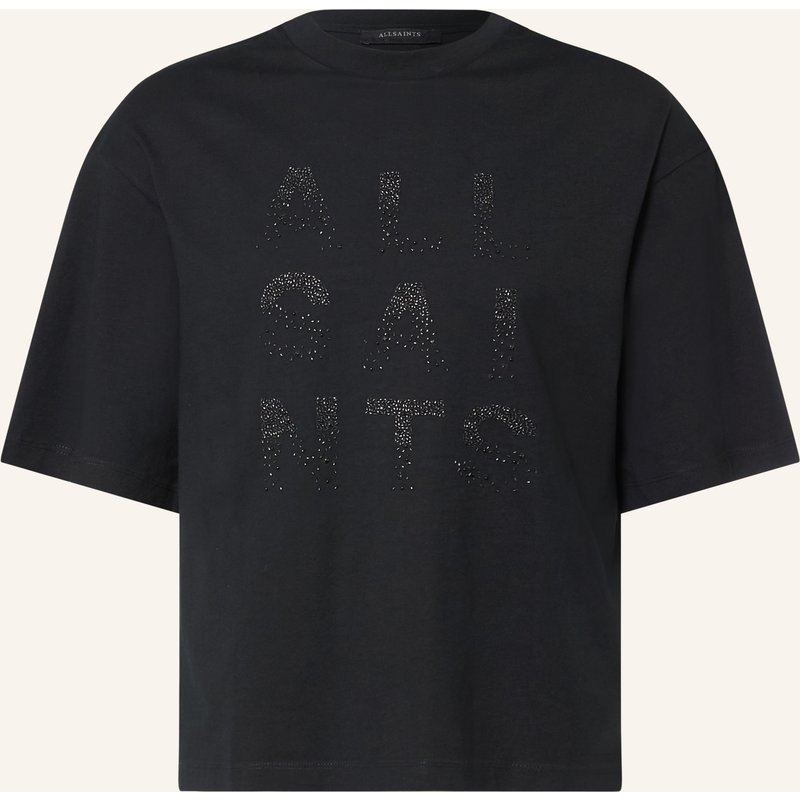 Allsaints T-Shirt Stacks Amelie Mit Schmucksteinen schwarz