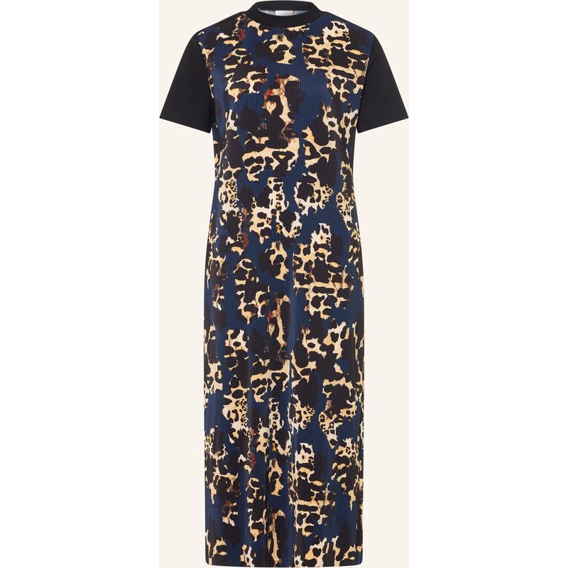Sportalm Plisseekleid Im Materialmix blau