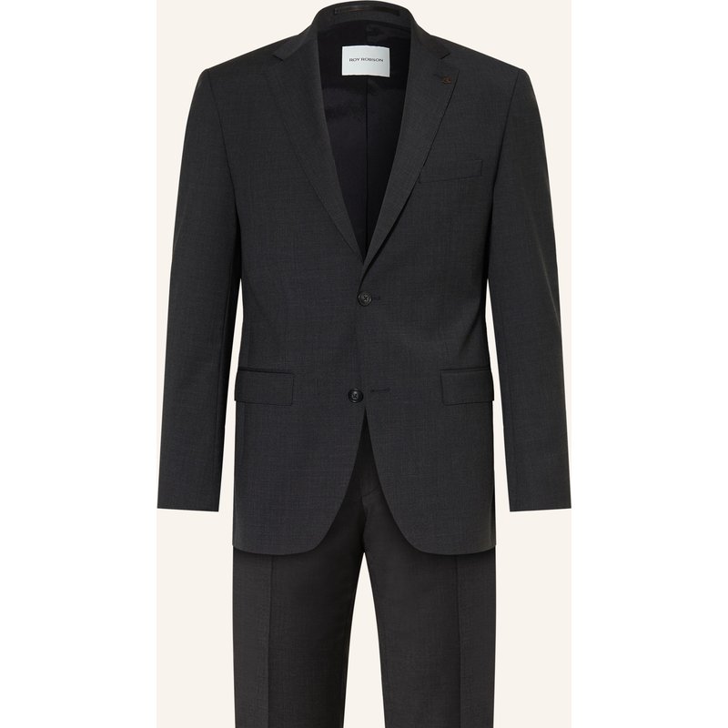 Roy Robson Anzug Slim Fit grau