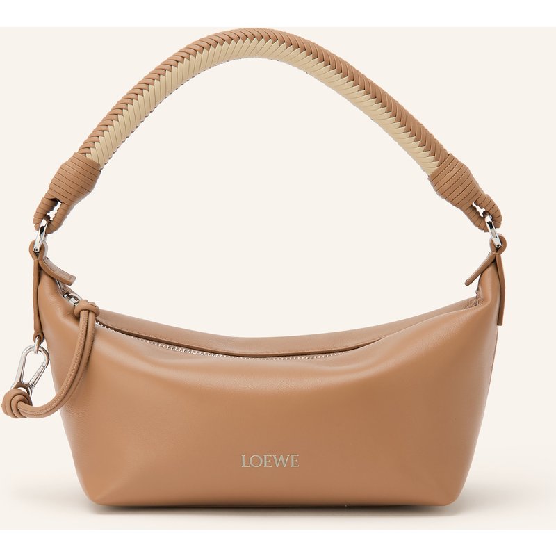Loewe Schultertasche Cala Mini braun