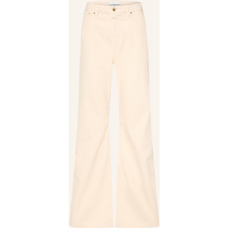 Claudie Pierlot Wide Leg Jeans beige
