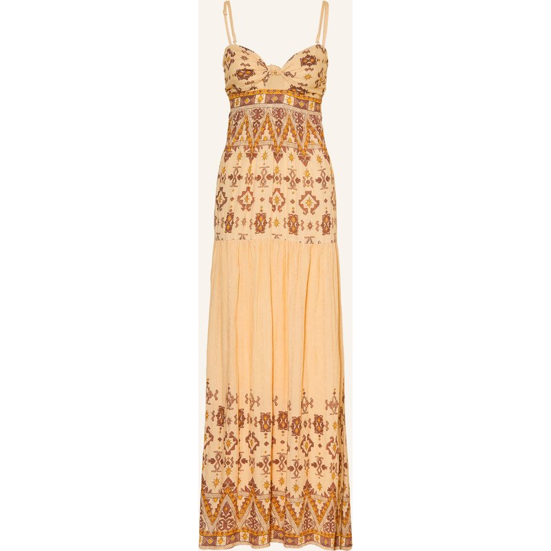 Ba&Sh Kleid Zema Mit Glitzergarn Und Cut-Out gelb