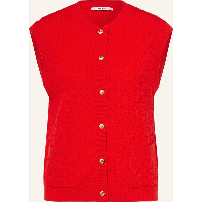 Maje Strickweste rot