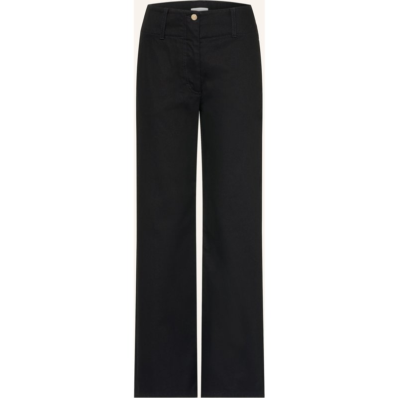 Claudie Pierlot Wide Leg Jeans schwarz