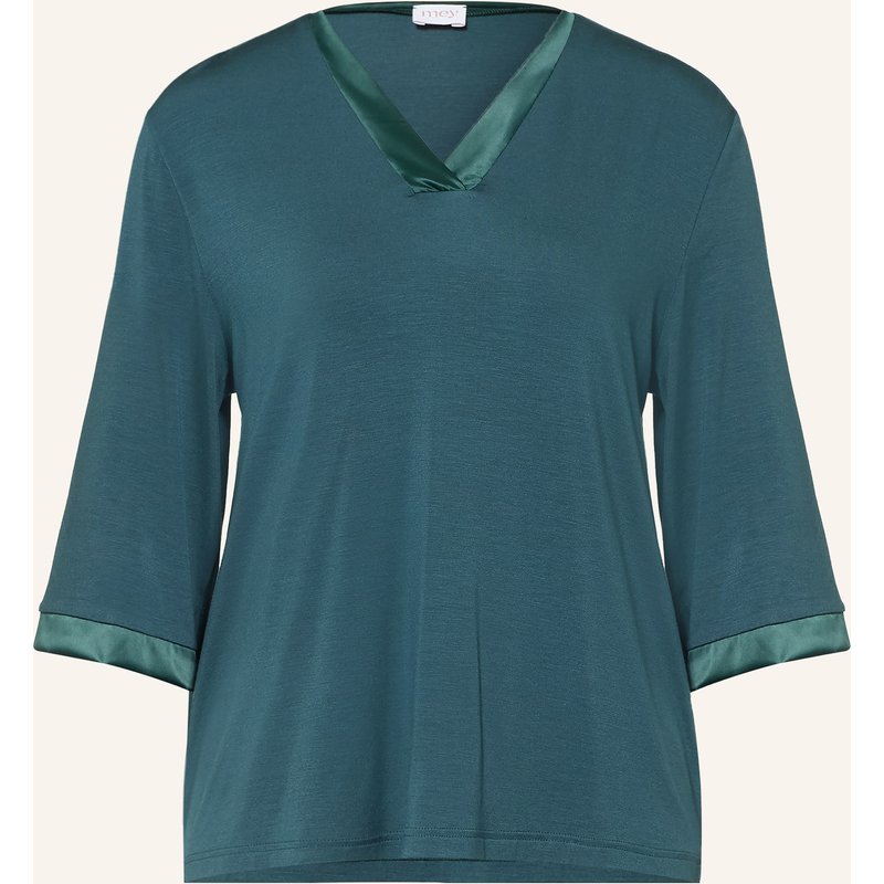 Mey Schlafshirt Serie Pure Chic Mit 3/4-Arm gruen