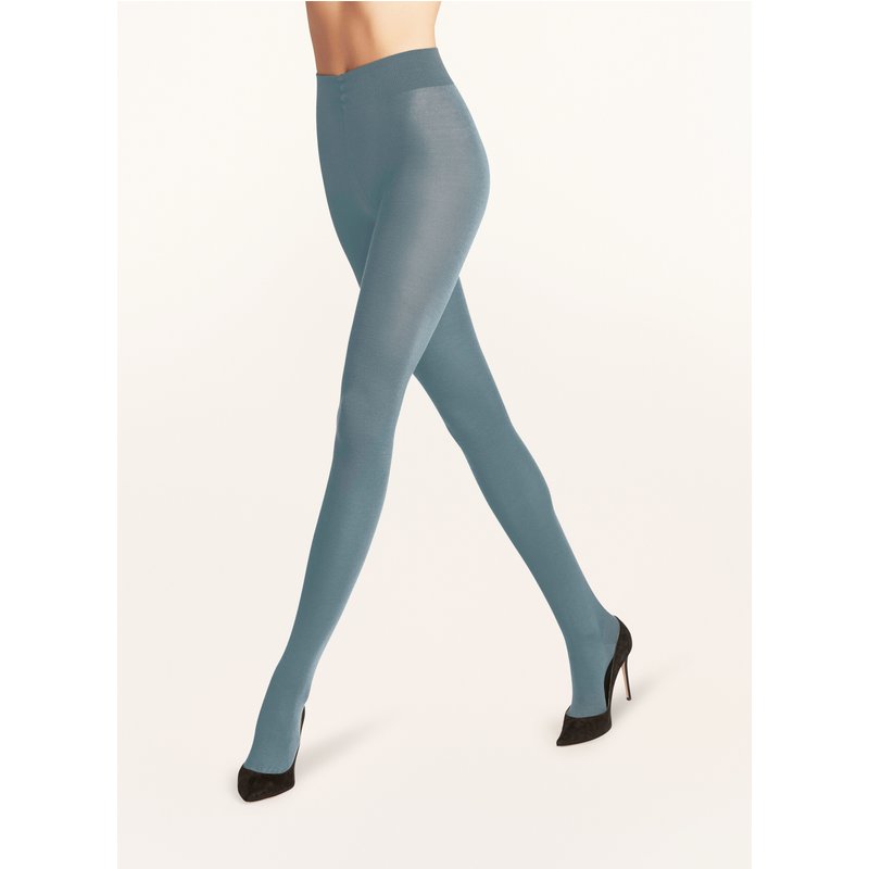 Falke Strumpfhose Softmerino Mit Merinowolle blau