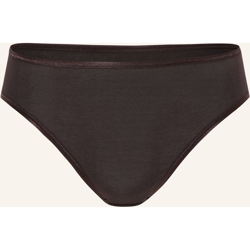 Hanro Slip Cotton Seamless braun