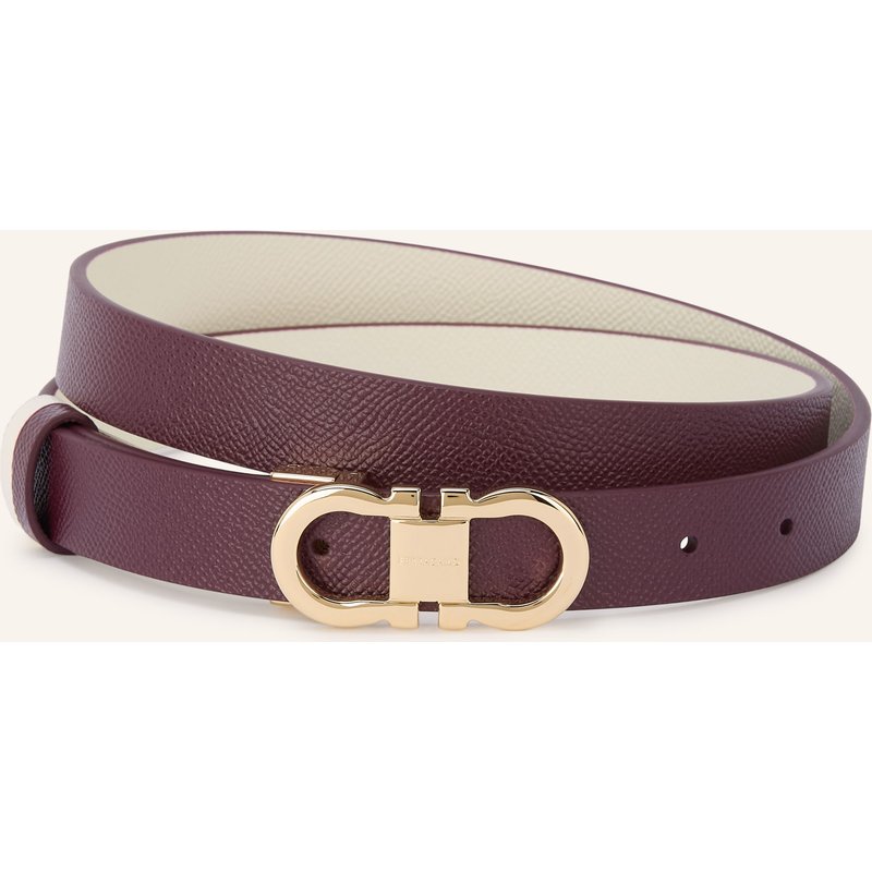 Ferragamo Ledergürtel Zu Wenden lila