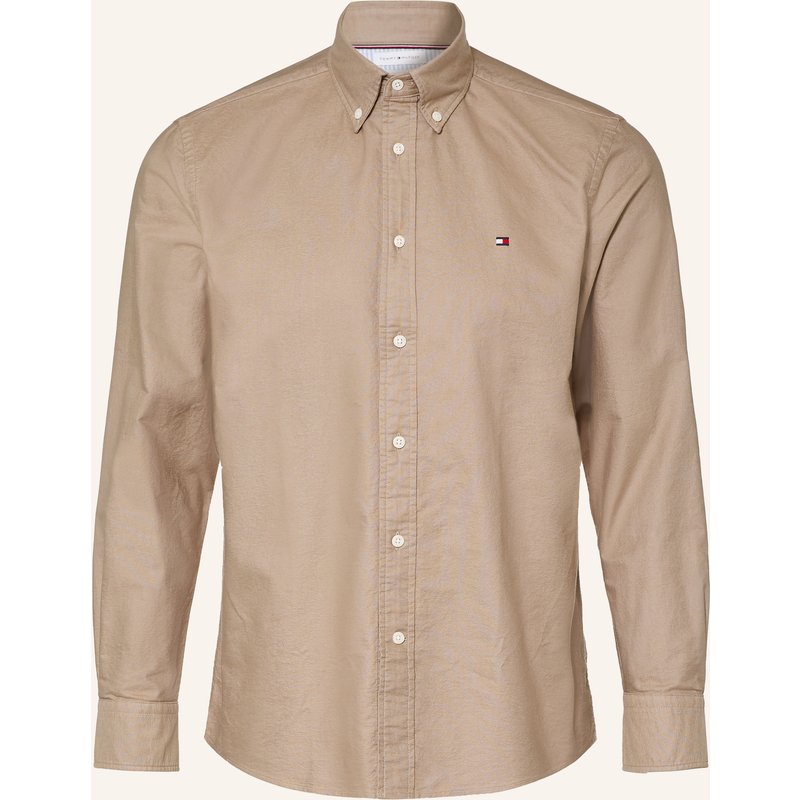 Tommy Hilfiger Oxfordhemd Regular Fit beige