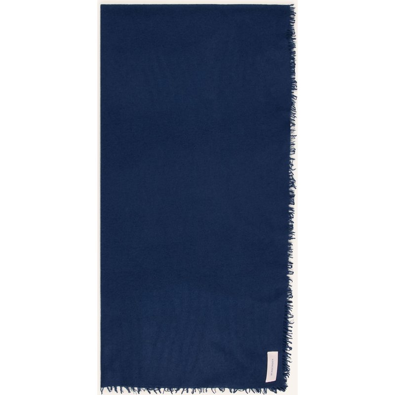 Purschoen Cashmere-Schal blau