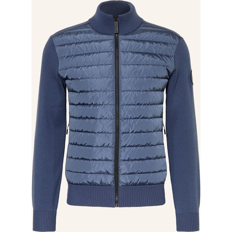 Canada Goose Strickjacke Hybridge Im Materialmix blau