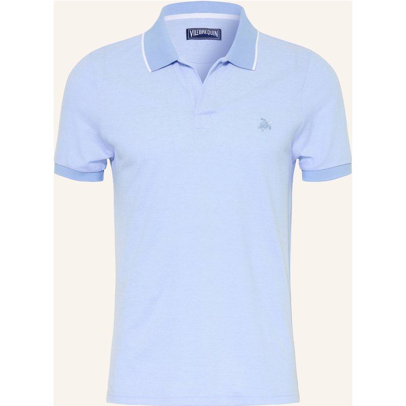 Vilebrequin Piqué-Poloshirt Palatin blau