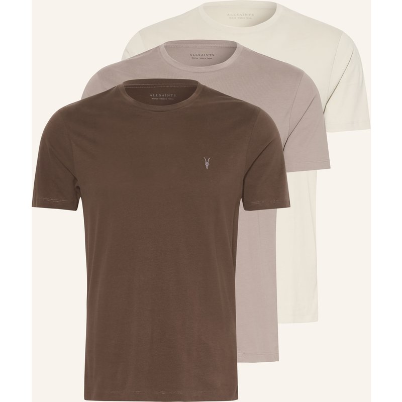 Allsaints 3er-Pack T-Shirts Brace Ss grau