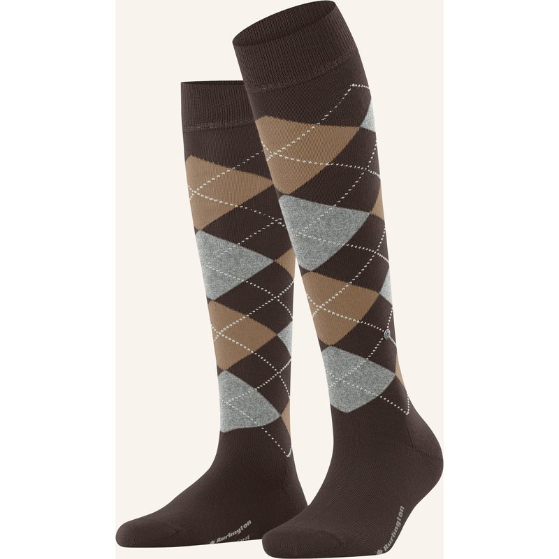 Burlington Kniestrümpfe Marylebone grau