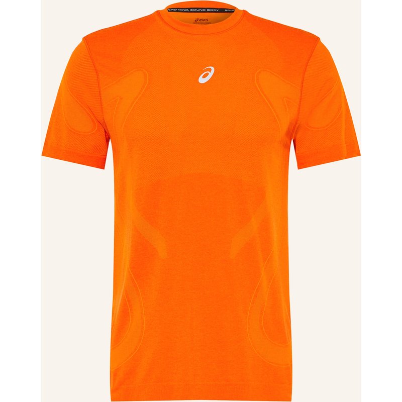 Asics Laufshirt Road Seamless Ss orange