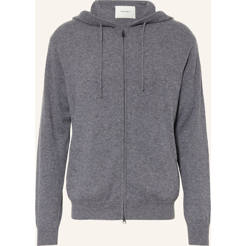 Lisa Yang Strickjacke Emerson Aus Cashmere grau