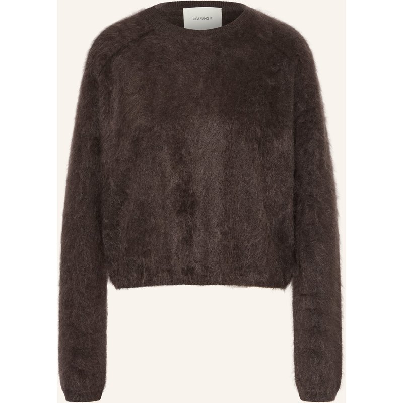 Lisa Yang Cashmere-Pullover Lexia braun