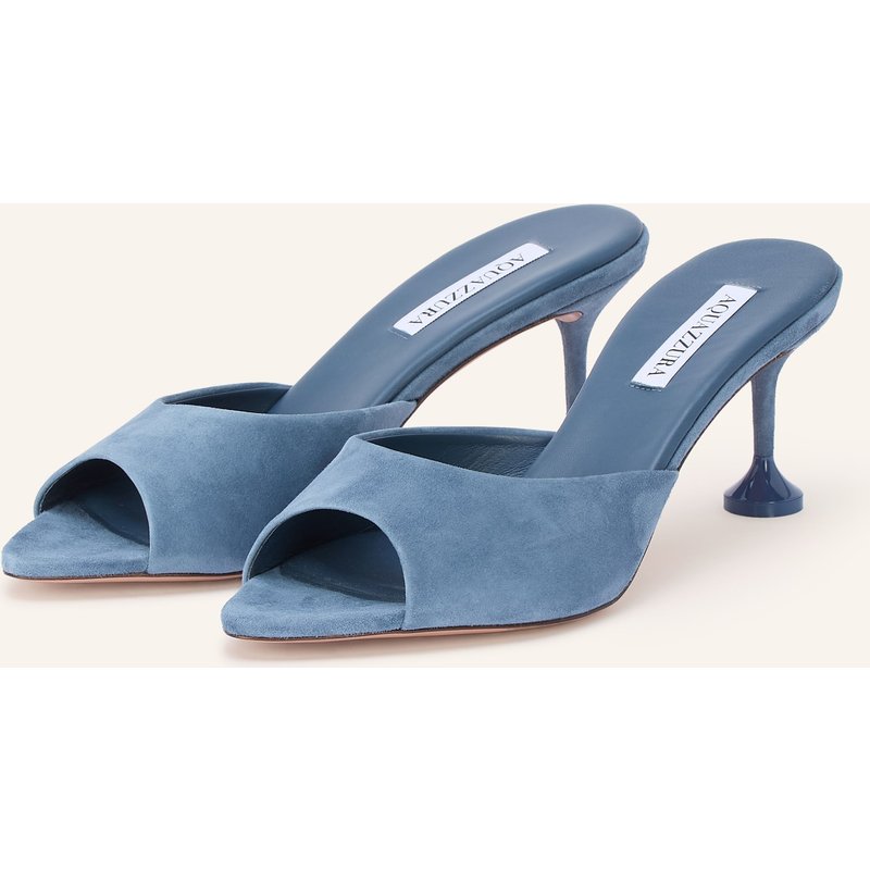Aquazzura Mules Bisous blau