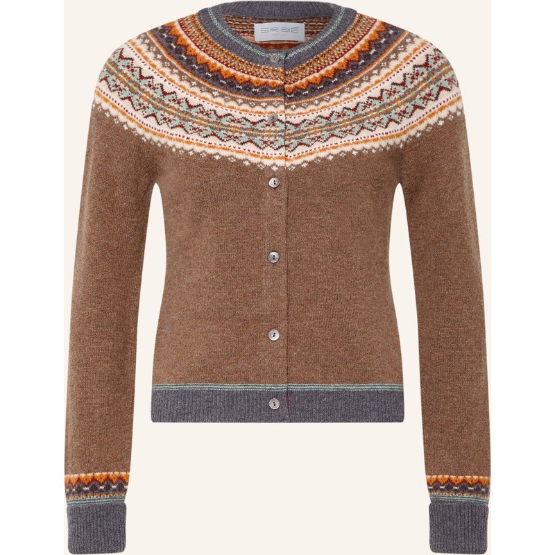 Eribé Strickjacke Alpine braun