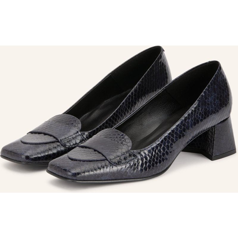 Zinda Lack-Pumps Elba blau