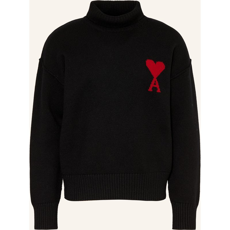 Ami Paris Rollkragenpullover schwarz