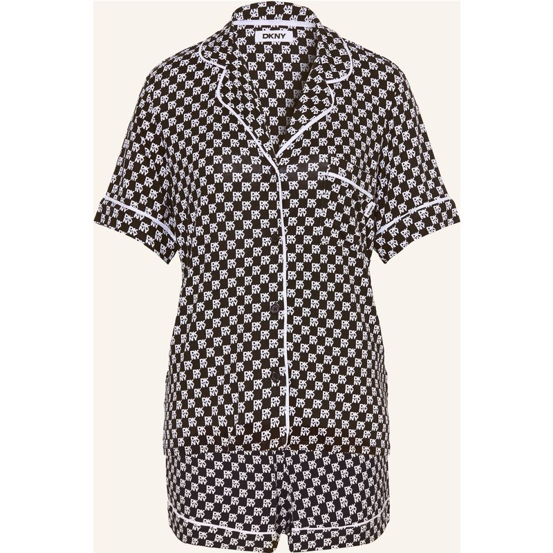 Dkny Shorty-Schlafanzug Timeless Styles schwarz