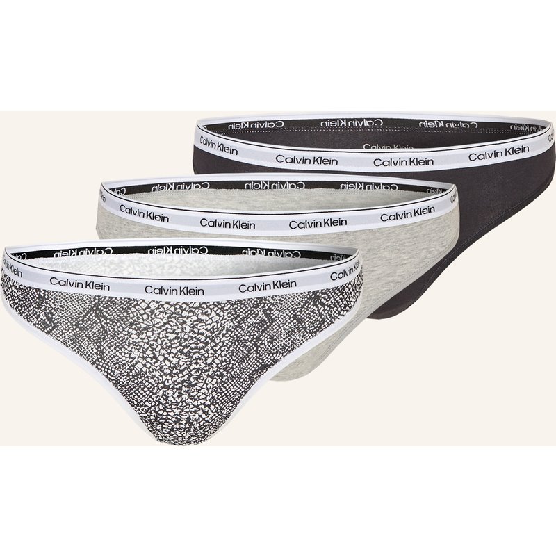 Calvin Klein 3er-Pack Slips grau