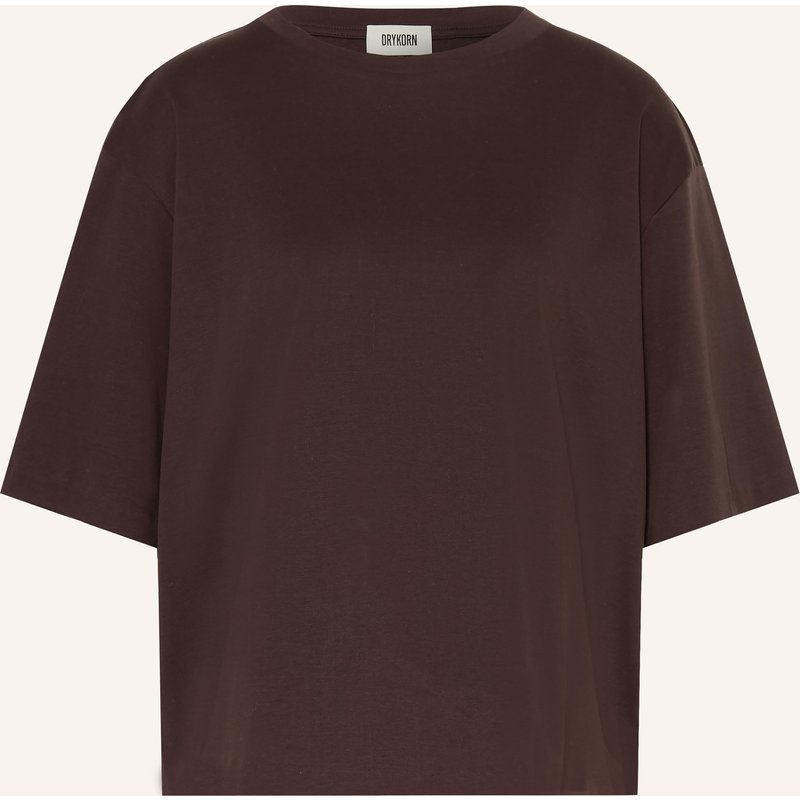 Drykorn Oversized-Shirt Pinara braun