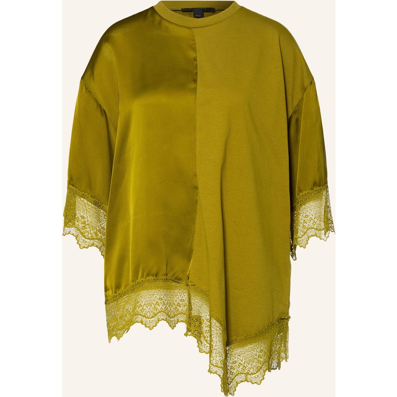 Allsaints Blusenshirt Lenny Im Materialmix gruen