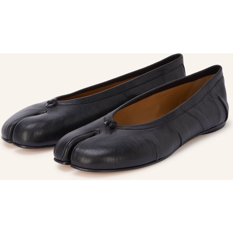 Maison Margiela Ballerinas Tabi schwarz