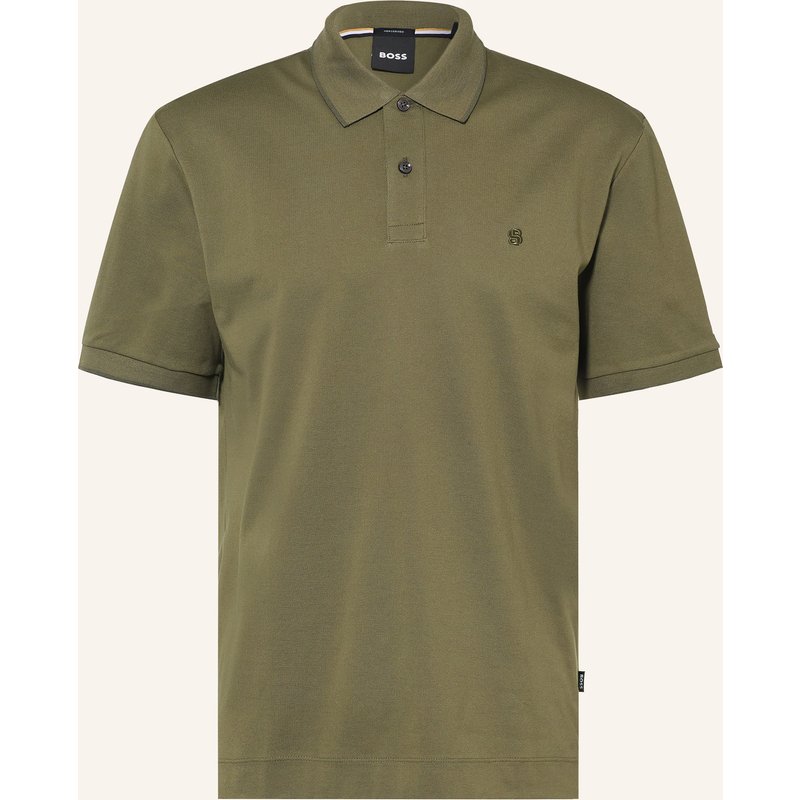 Boss Piqué-Poloshirt Parris gruen