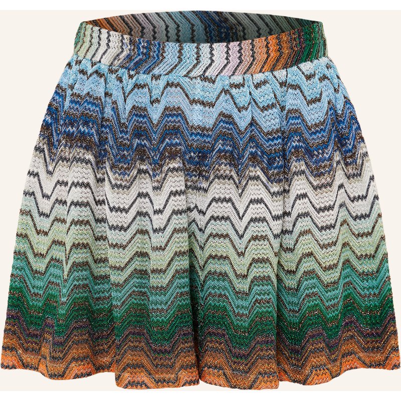 Missoni Strickshorts Mit Glitzergarn gruen