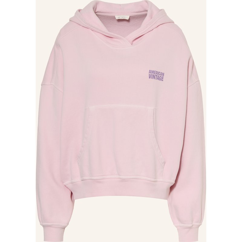 American Vintage Hoodie Plizzy rosa