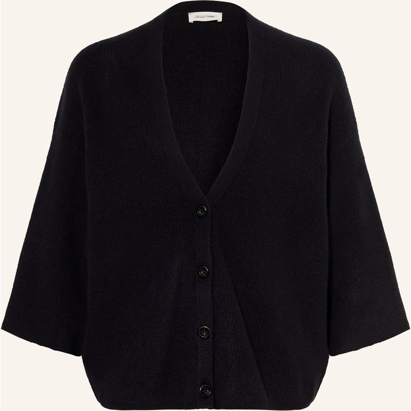 American Vintage Strickjacke Damsville Mit 3/4-Arm schwarz