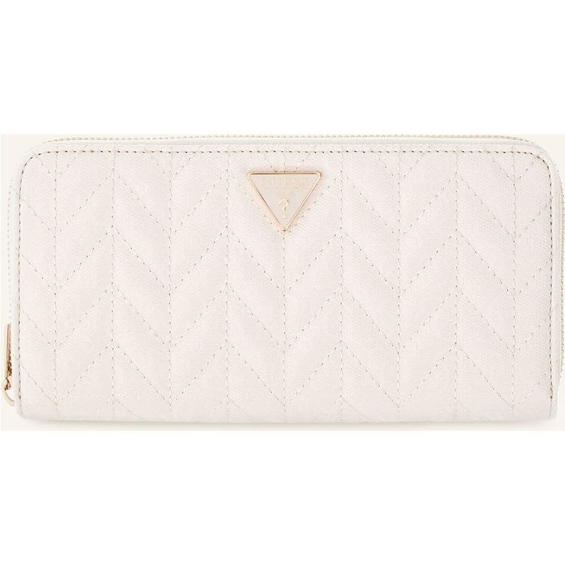 Guess Geldbörse Stacey Large weiss
