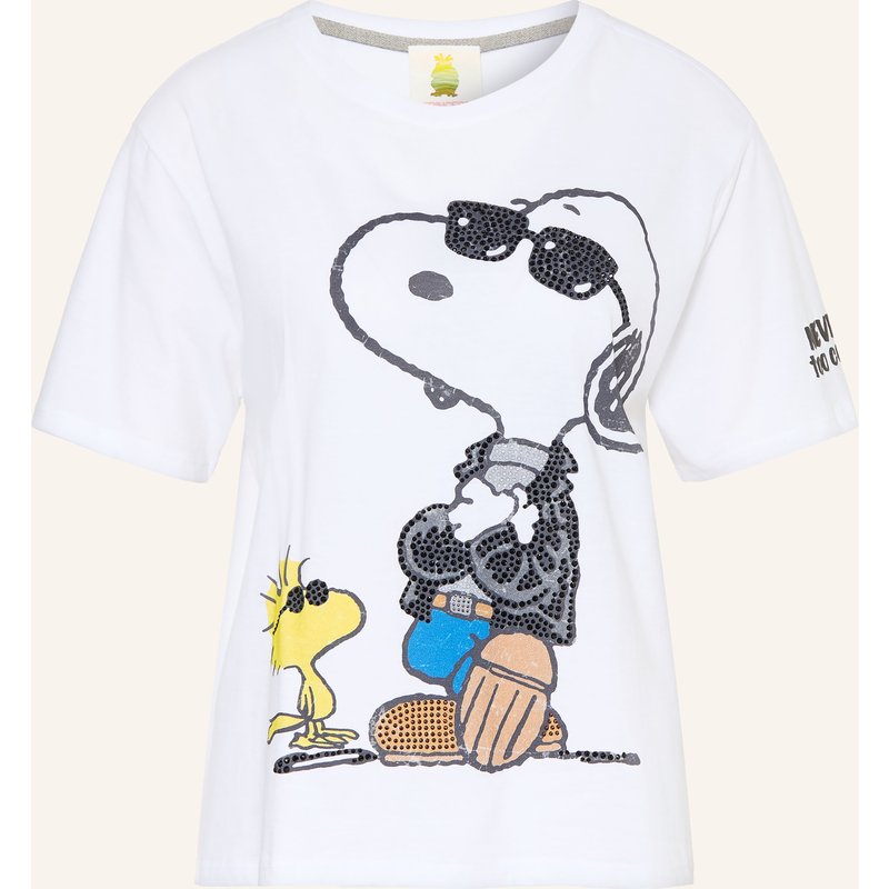 Princess Goes Hollywood T-Shirt Mit Schmucksteinen weiss