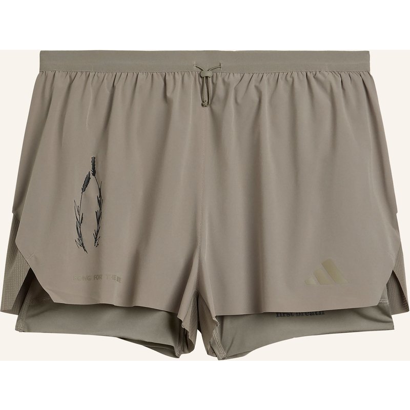 Adidas 2-In-1-Laufshorts braun