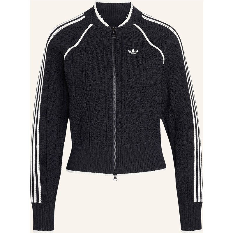Adidas Originals Strickjacke Sst Mit Abnehmbarer Kapuze schwarz