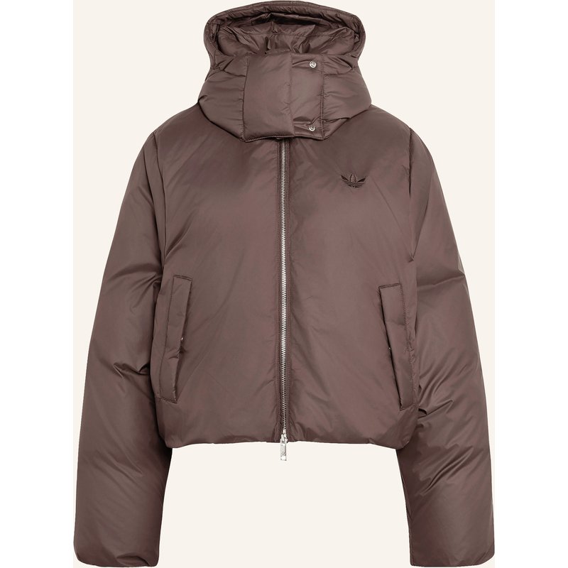 Adidas Originals Daunenjacke Hooded Padded Mit Abnehmbarer Kapuze braun