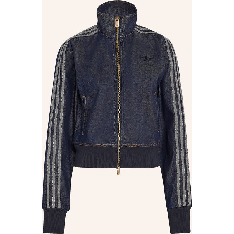 Adidas Originals Jeansjacke Firebird Denim Mit Galonstreifen blau