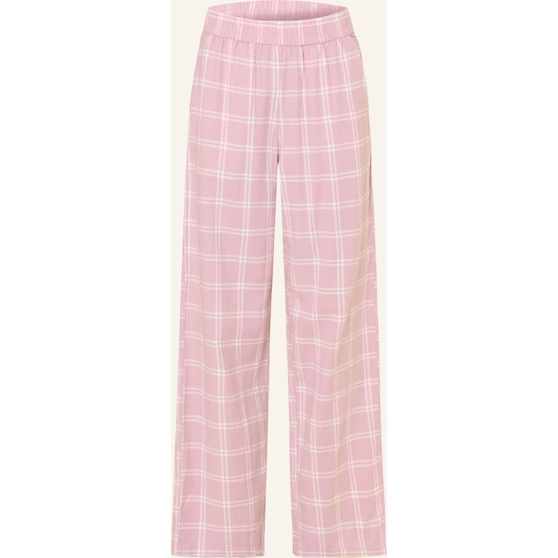 Darling Harbour Schlafhose Aus Flanell rosa