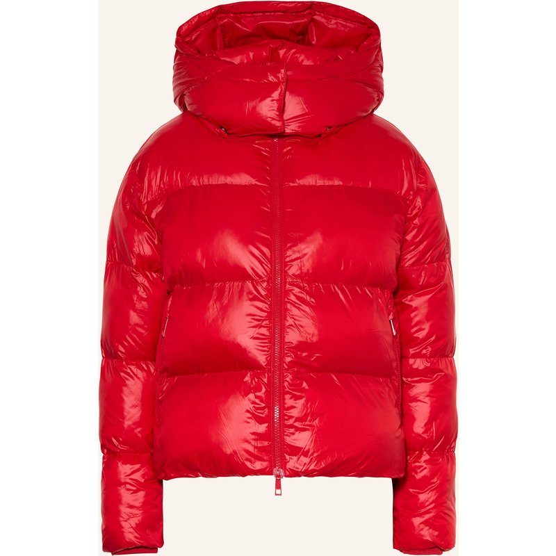 Darling Harbour Steppjacke Mit Abnehmbarer Kapuze rot