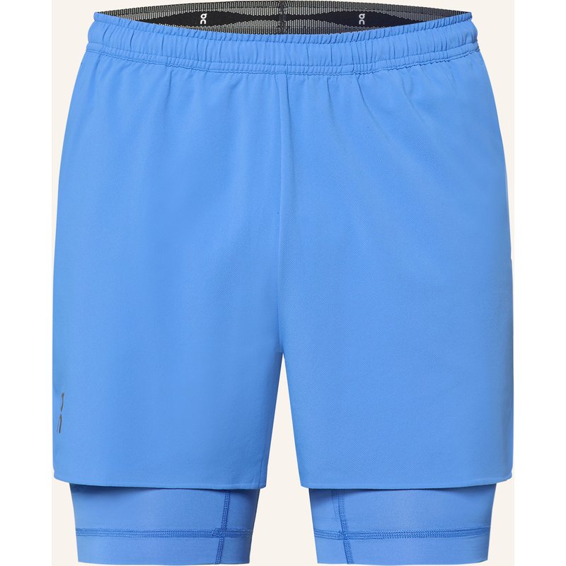 On 2-In-1-Trainingsshorts Train blau