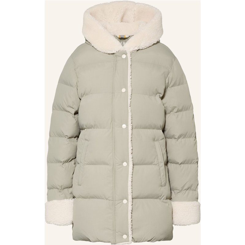 Wellensteyn Steppjacke Prosecco Mit Kunstfell gruen