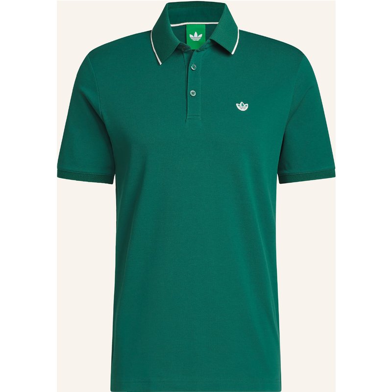 Adidas Originals Piqué-Poloshirt Original Twistknit Trefoil gruen