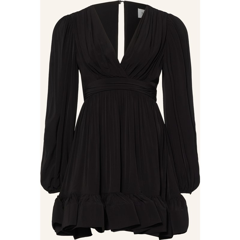 Malina Cocktailkleid Jadie Mit Rüschen schwarz