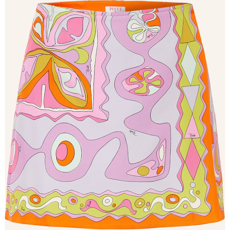 Pucci Wickelrock Aus Seide rosa