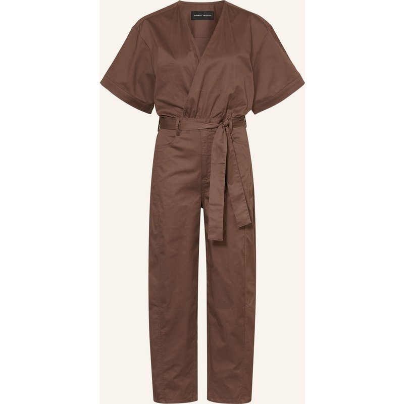Inwear Jumpsuit Gabbyiw In Wickeloptik braun